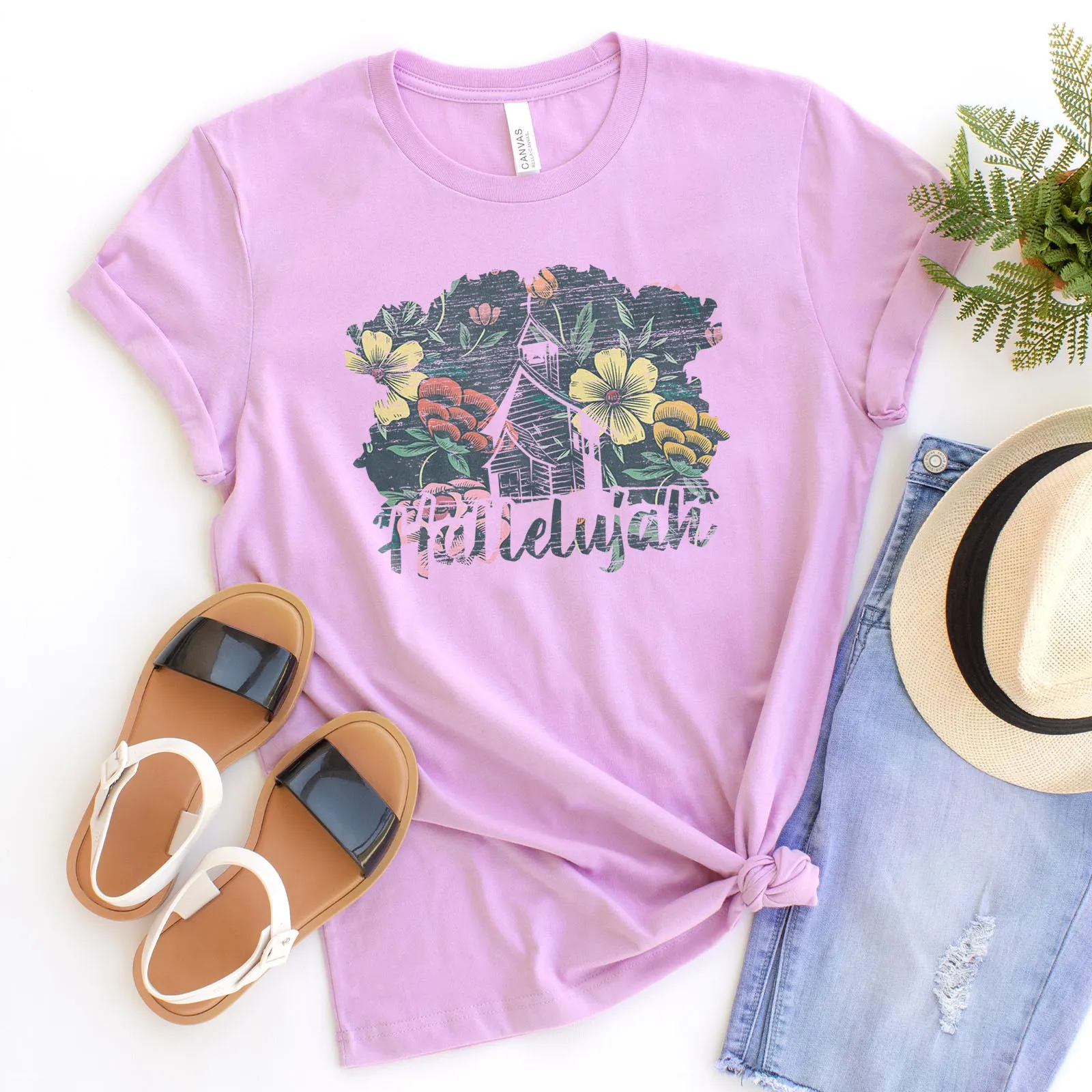 Distressed Hallelujah Tee
