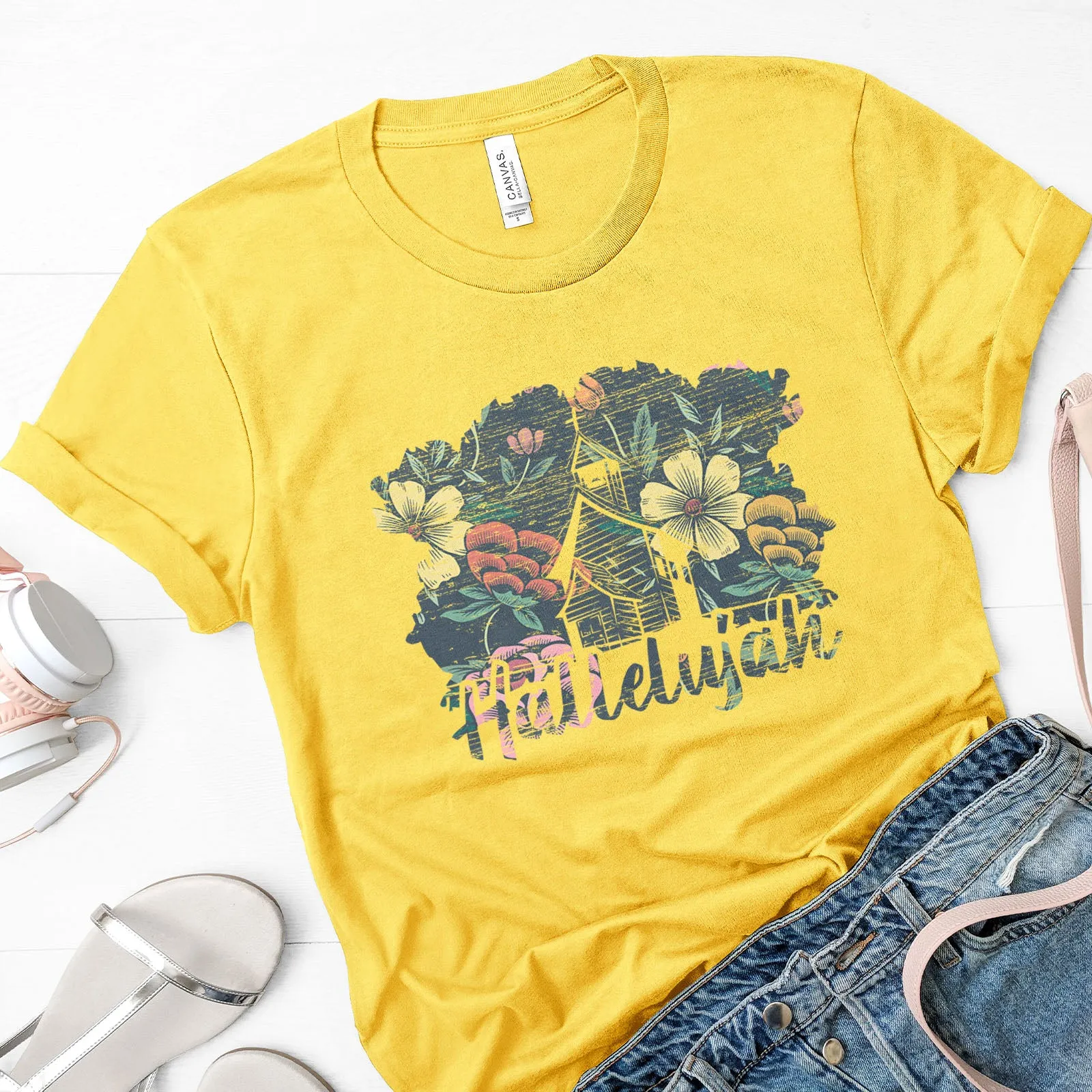 Distressed Hallelujah Tee