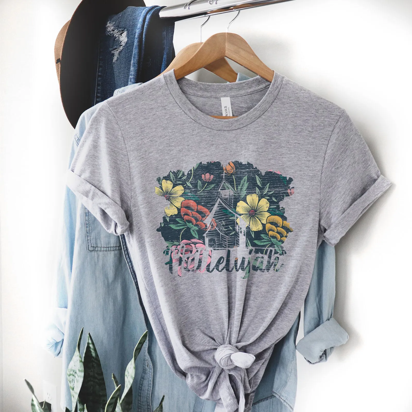Distressed Hallelujah Tee