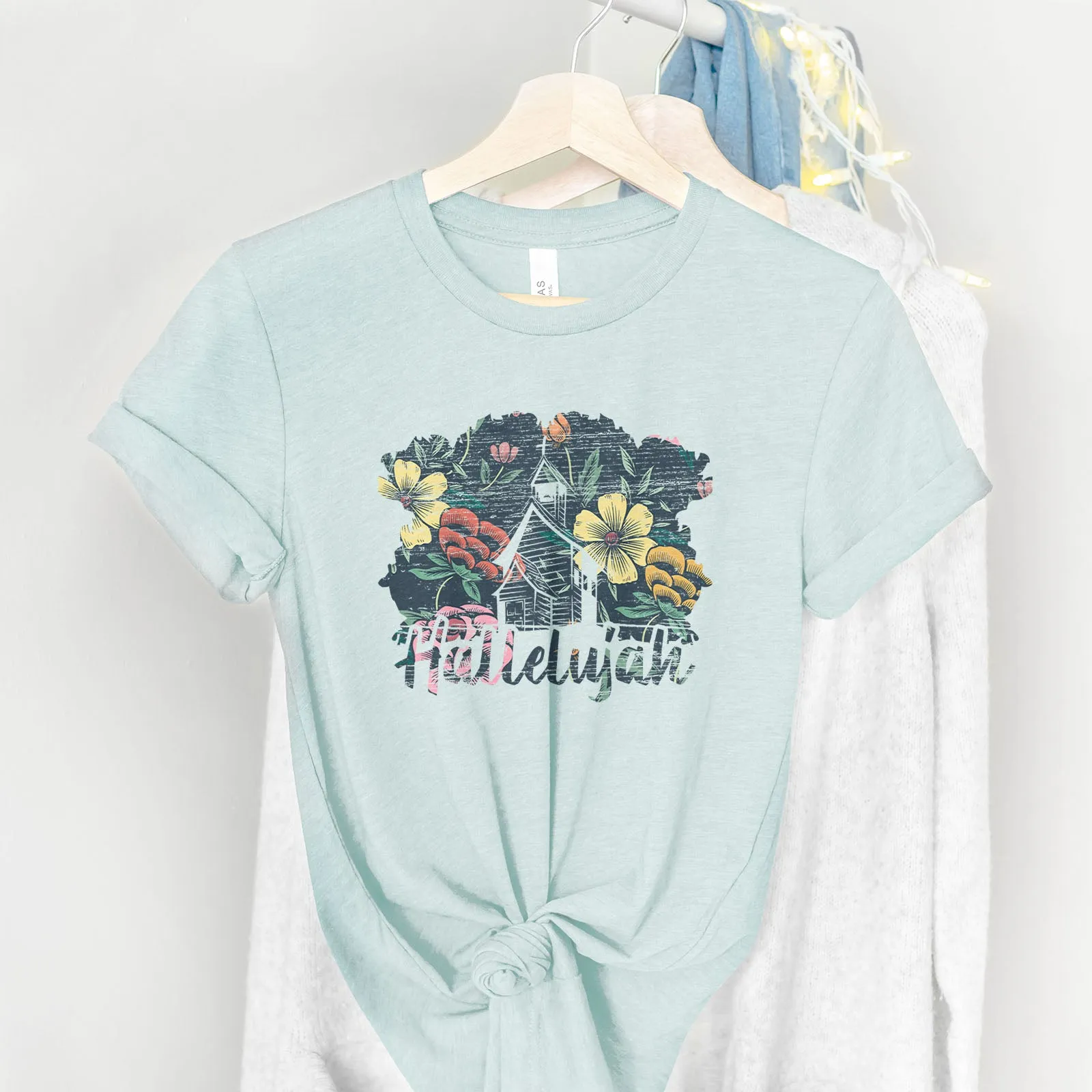 Distressed Hallelujah Tee