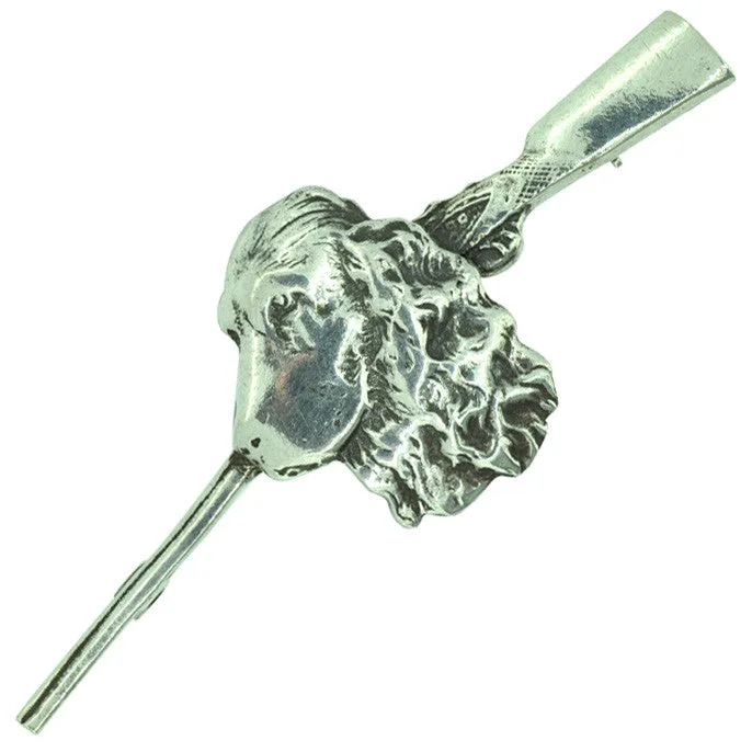 Dog & Gun Brooch