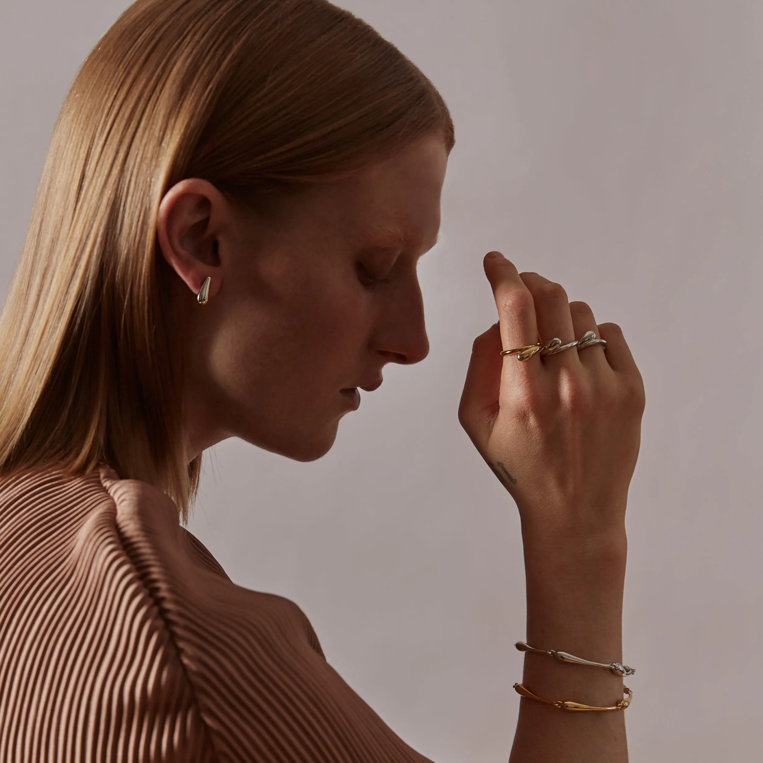 Droplet Ring - Gold
