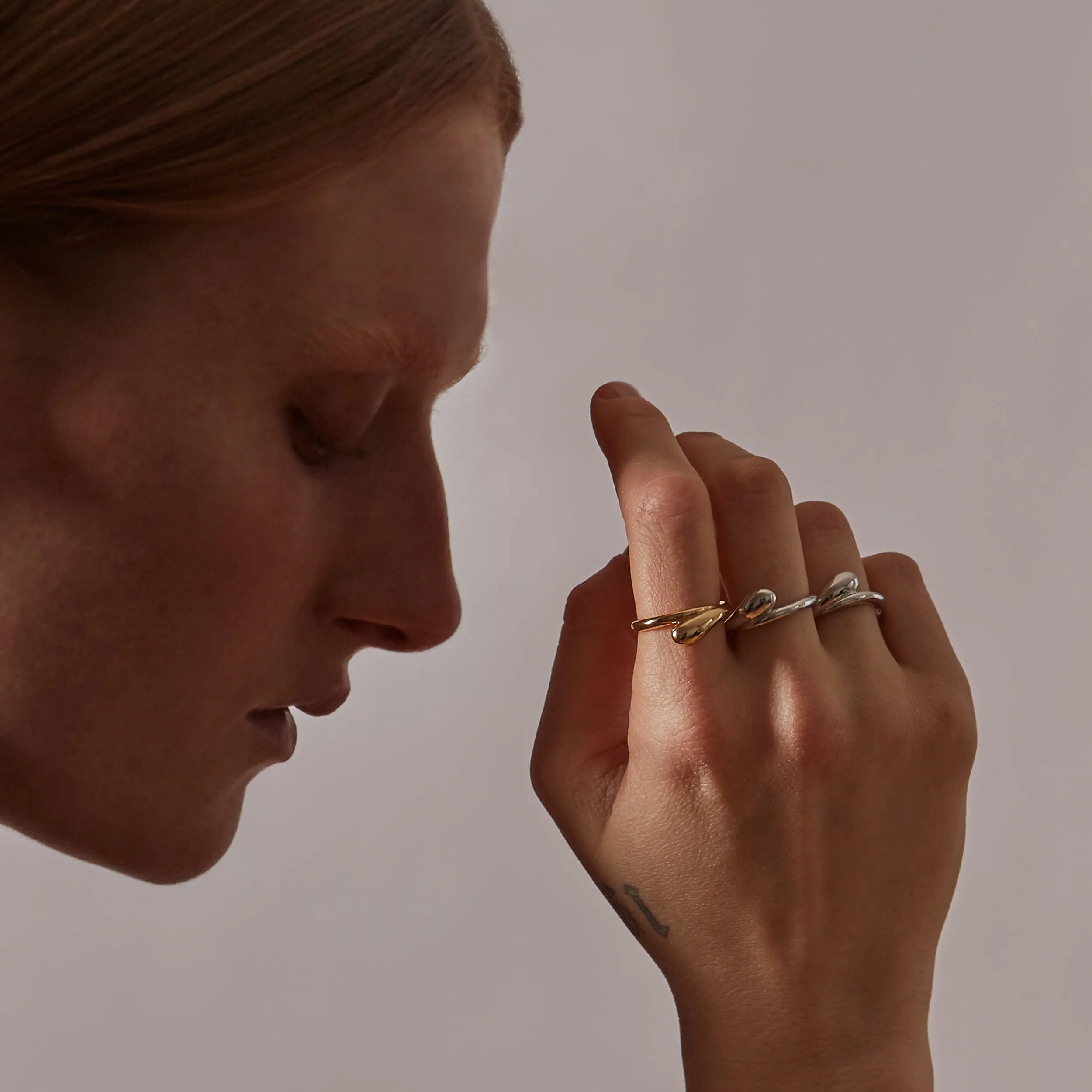 Droplet Ring - Gold