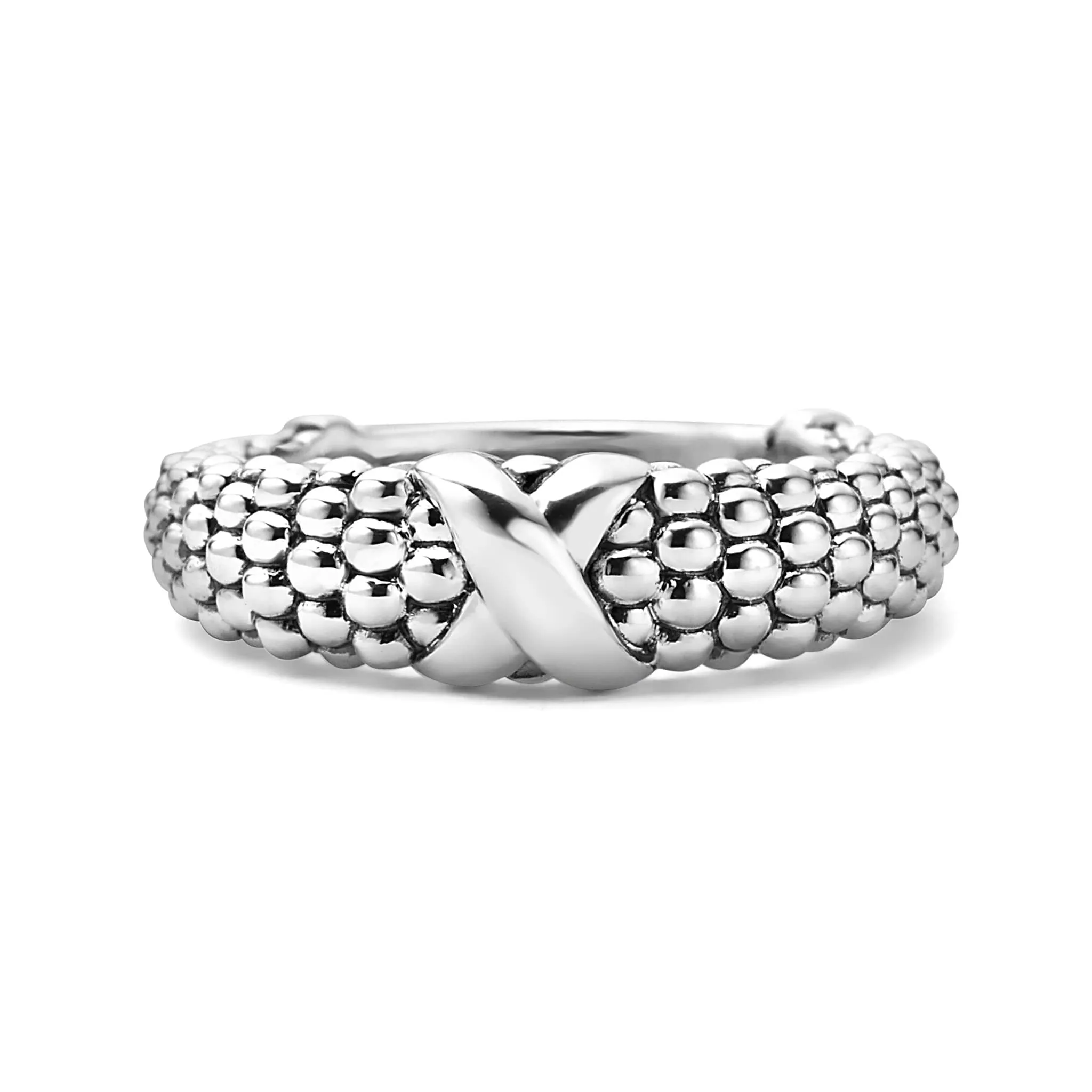 Embrace X Beaded Ring