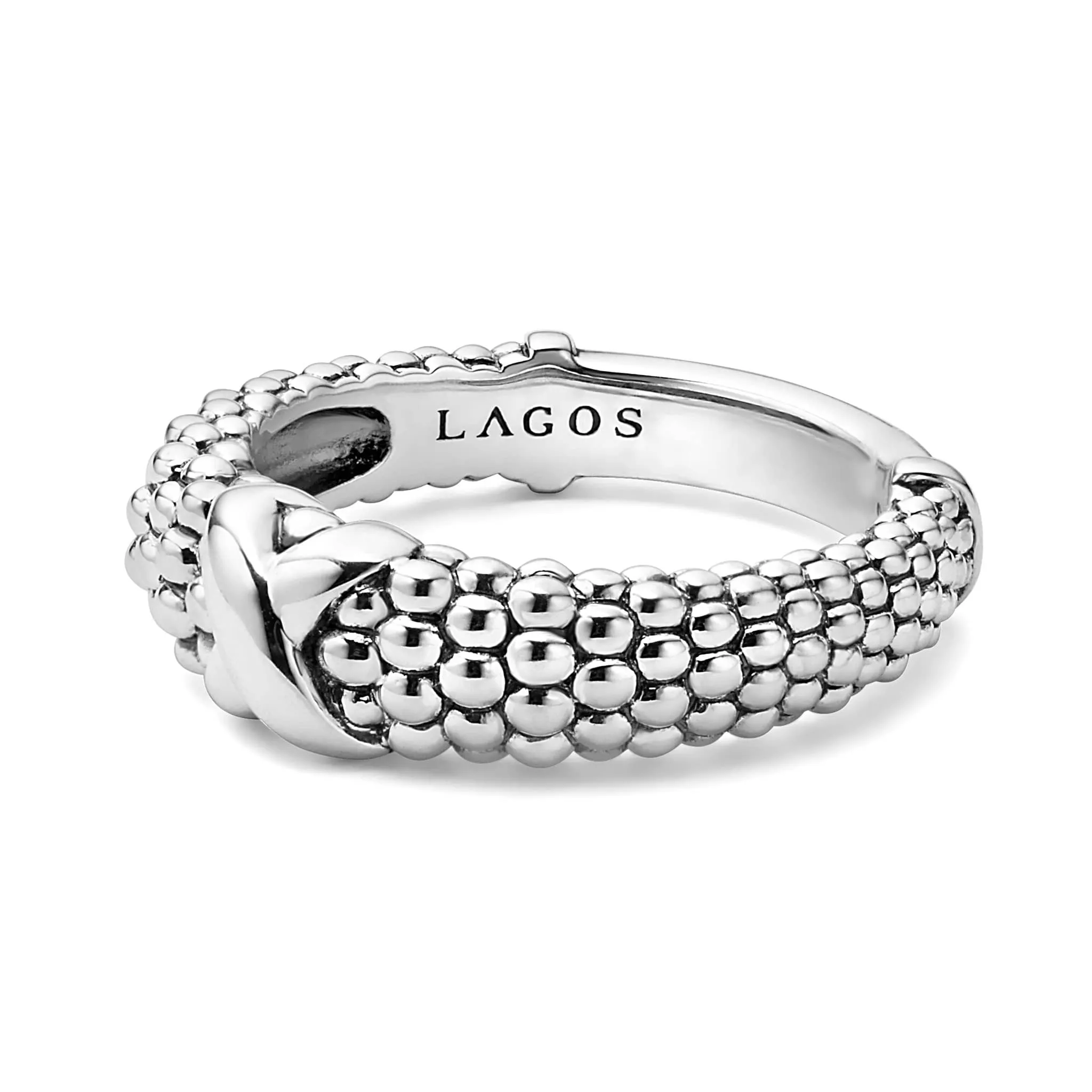 Embrace X Beaded Ring