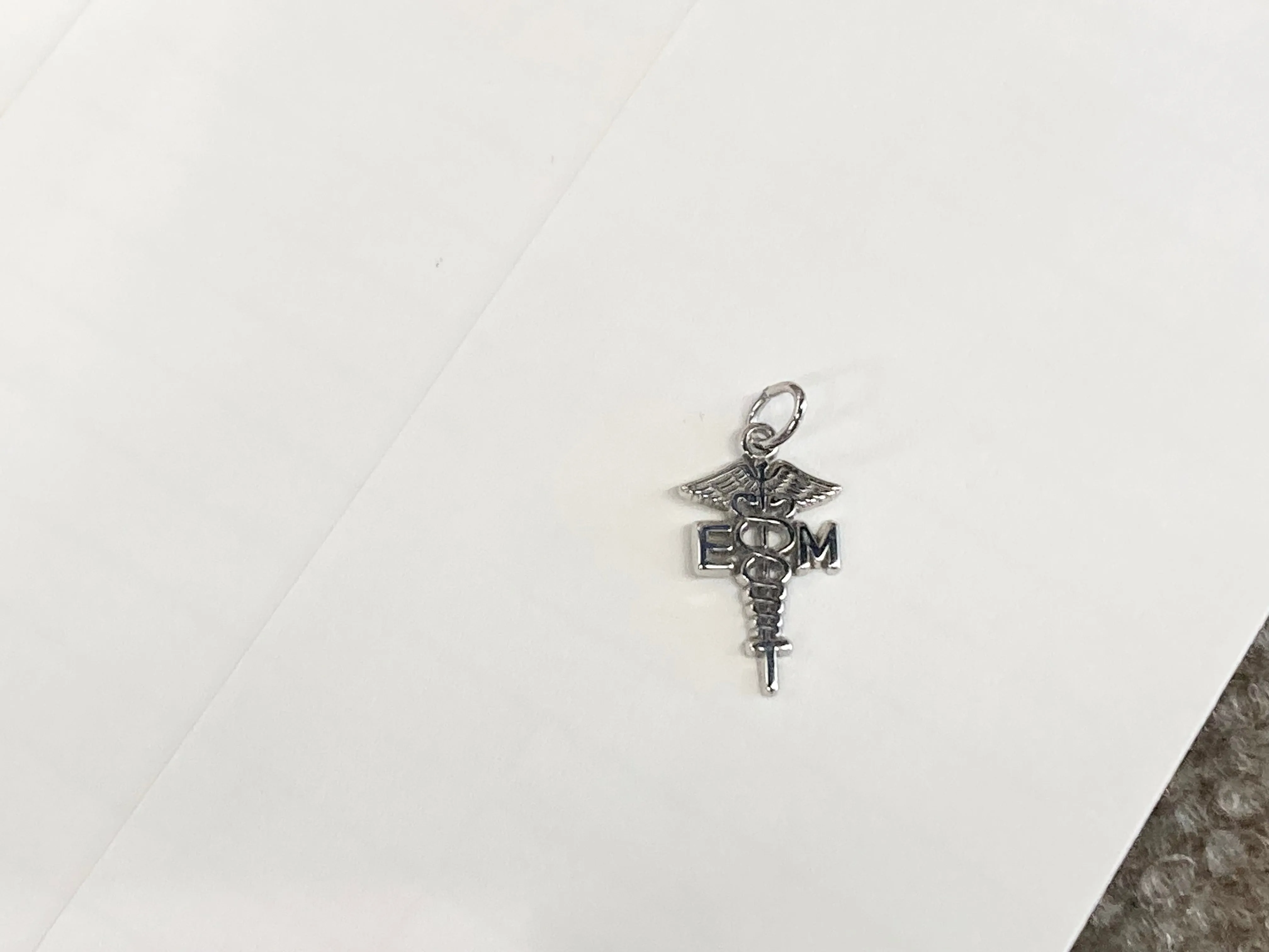 Emergency Medical Technician Silver Charm
