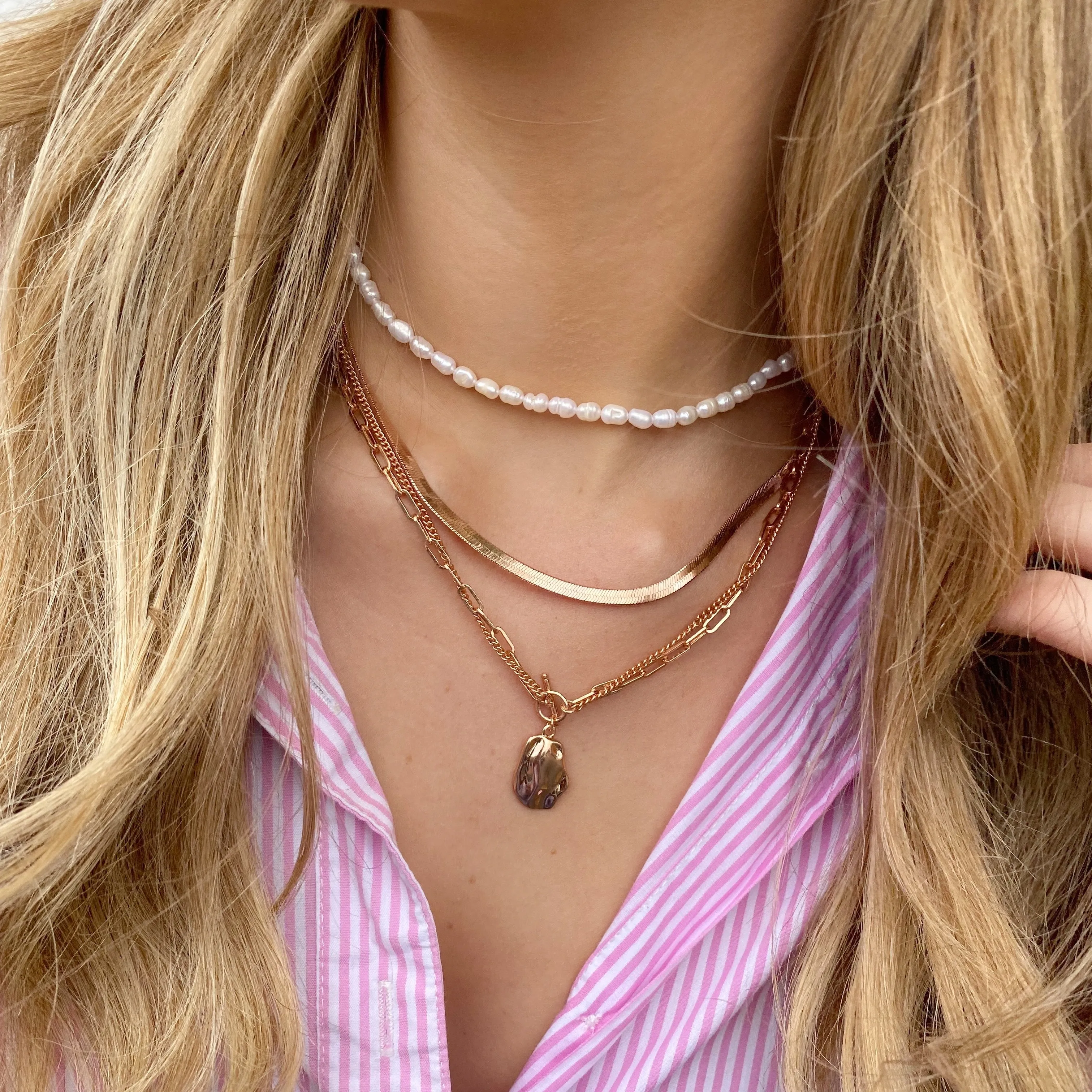 Estelle Rose Gold Necklace