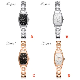 Fashion Ladies Women  Stainless Steel Rhinestone Quartz Wrist Watch