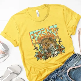 Fear Not Vintage Leopard Tee