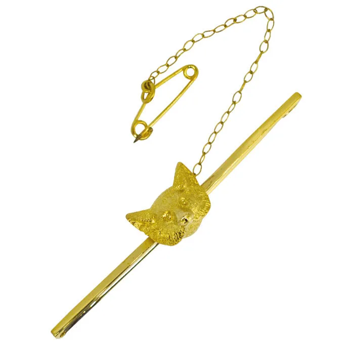 Fox Head Brooch