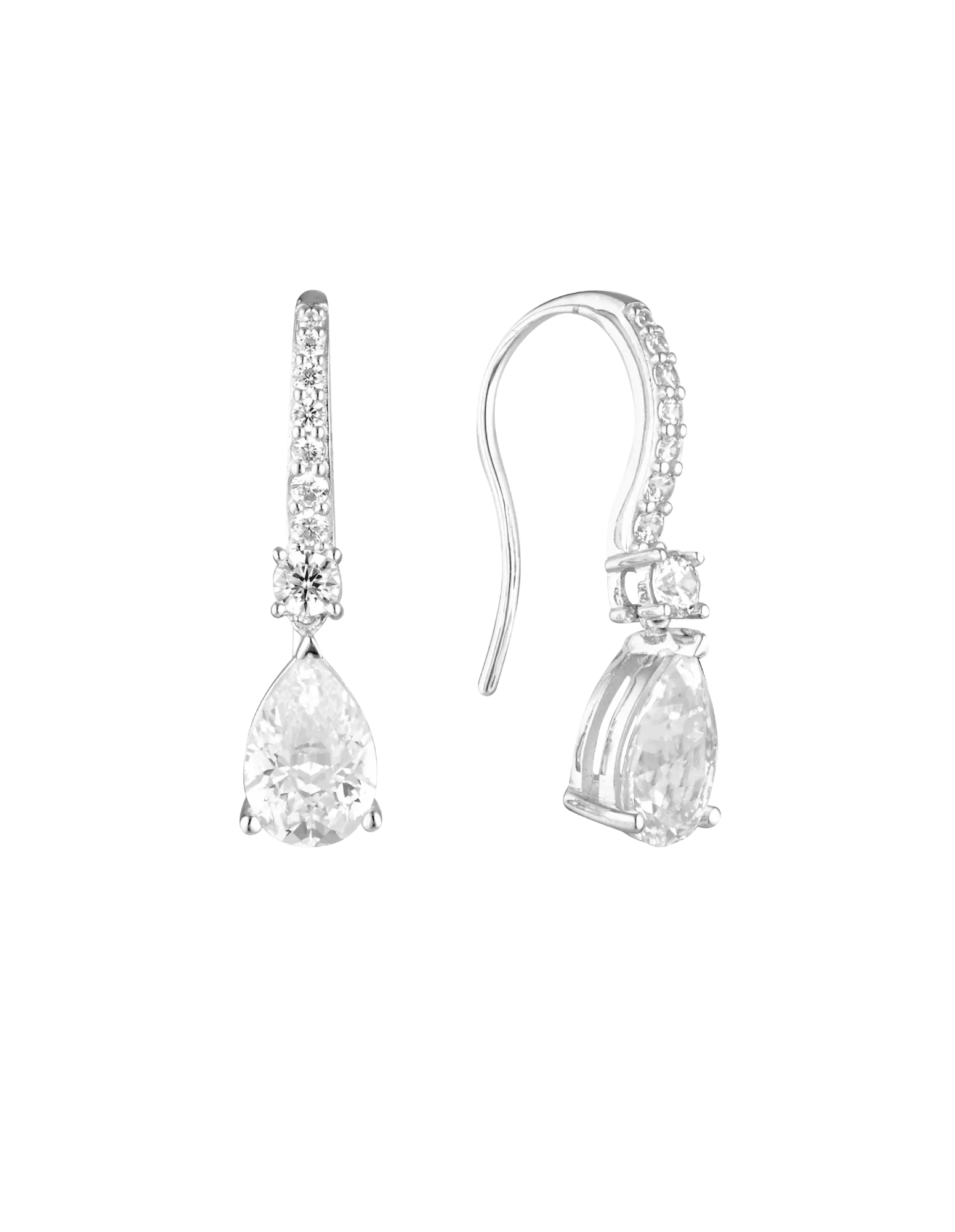 Georgini Iconic Bridal Elizabeth Earrings - Silver