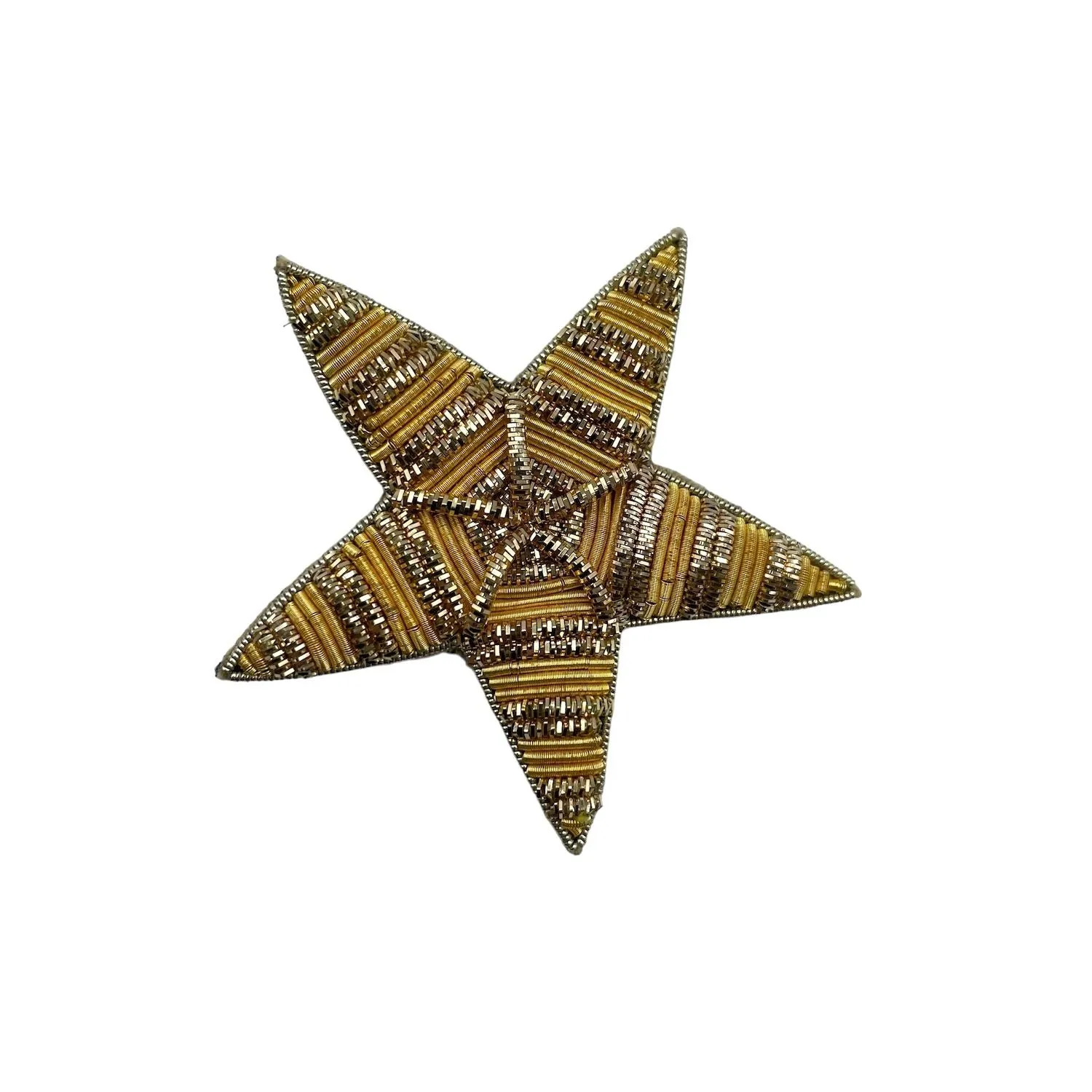 Gold star pin