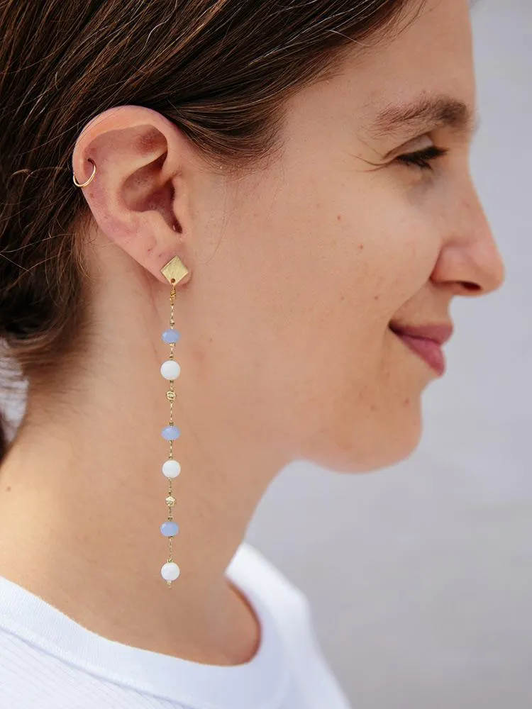 Gracie Beaded Earrings - Gold