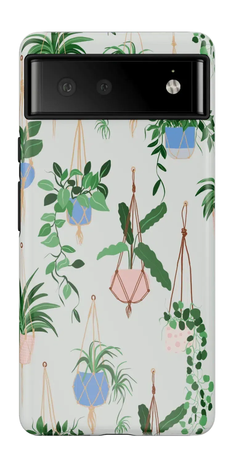 Hanging Around | Potted Plants Floral Google Pixel Case
