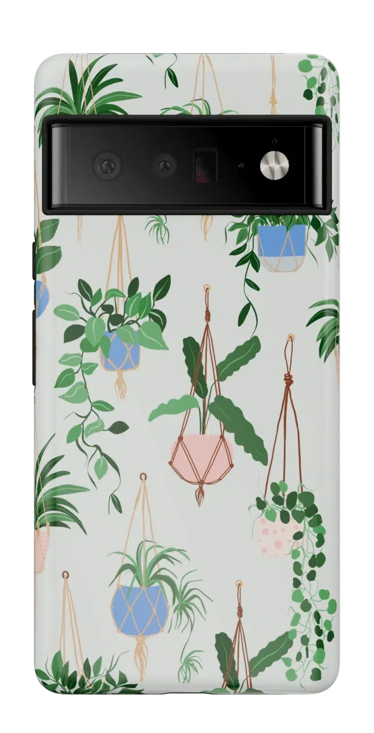 Hanging Around | Potted Plants Floral Google Pixel Case