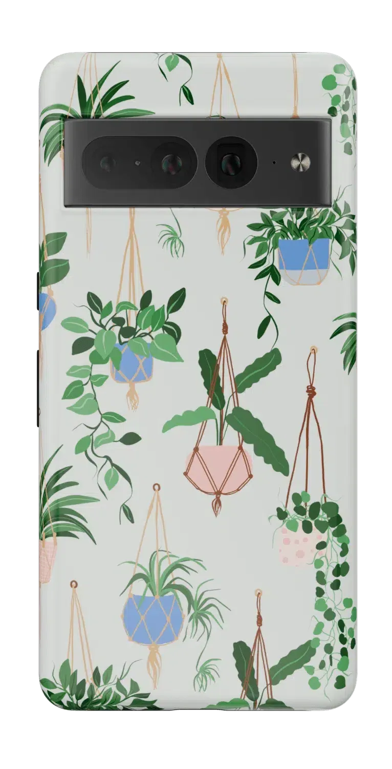 Hanging Around | Potted Plants Floral Google Pixel Case