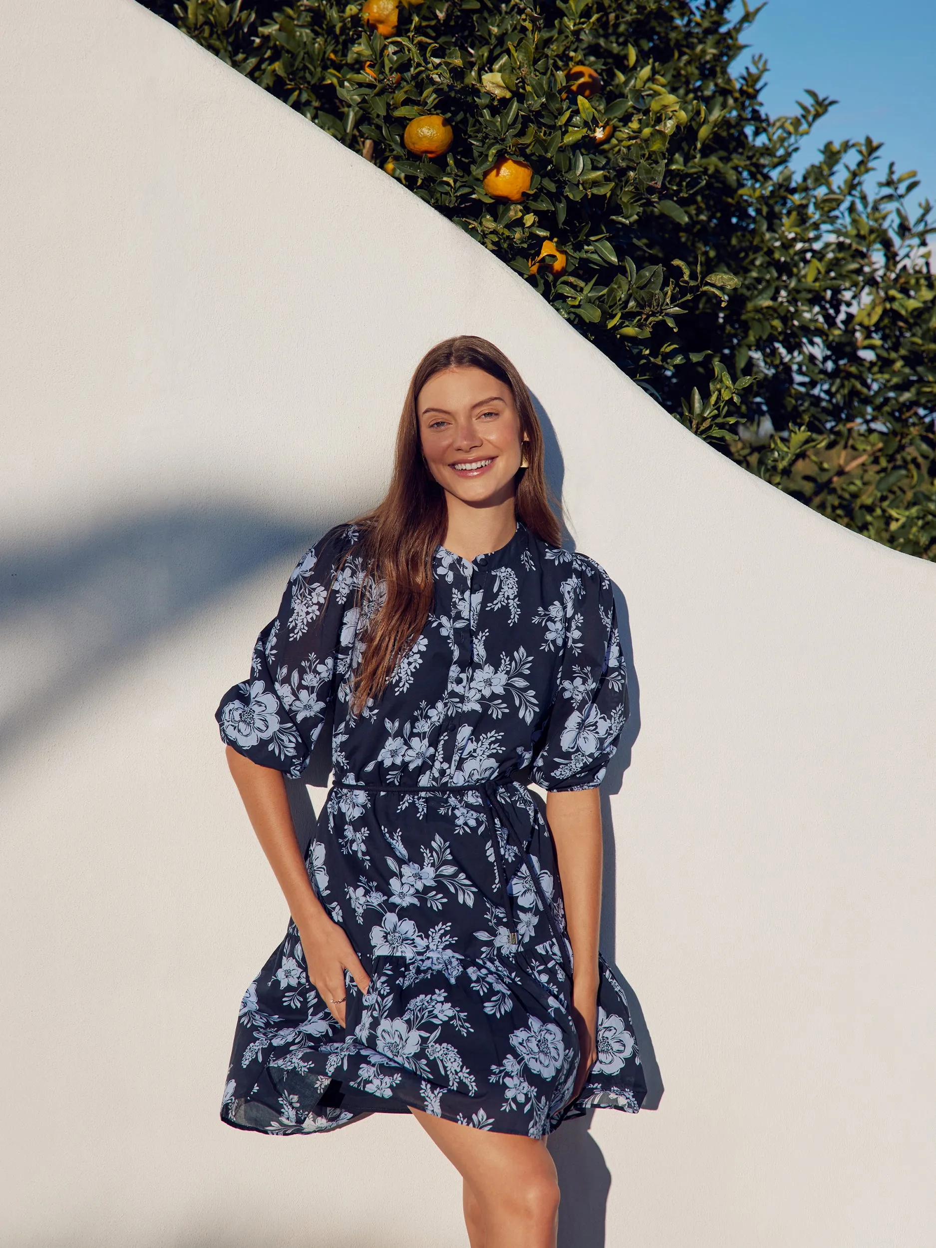 High Seas Floral Mini Dress