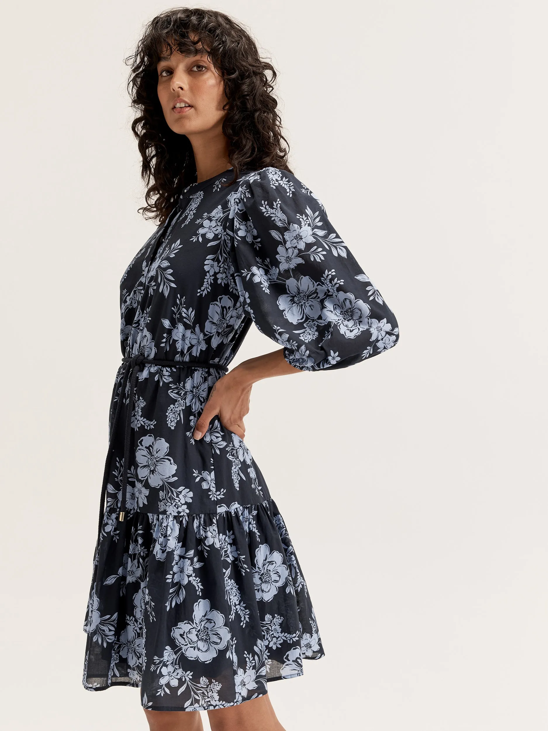 High Seas Floral Mini Dress