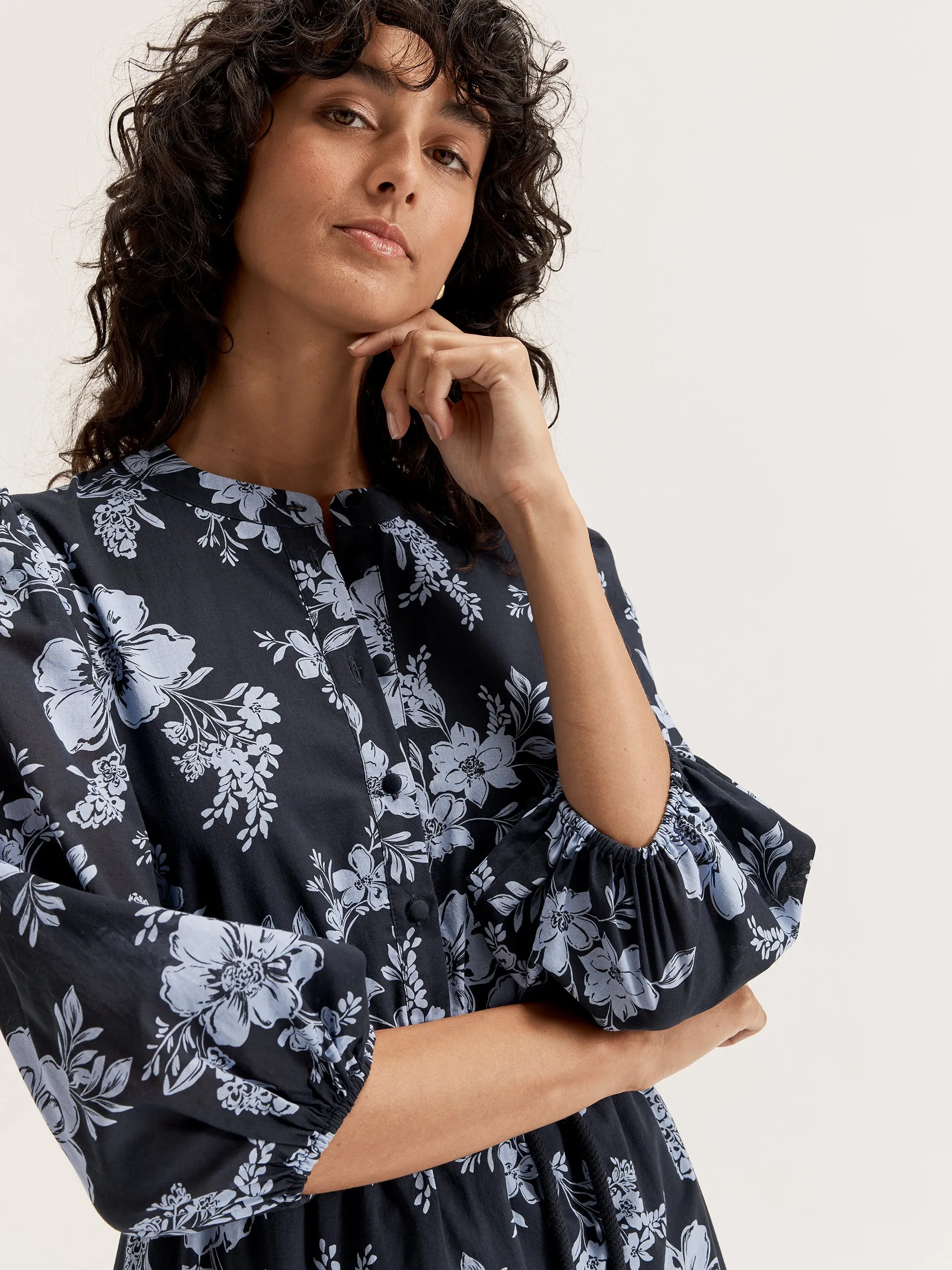 High Seas Floral Mini Dress