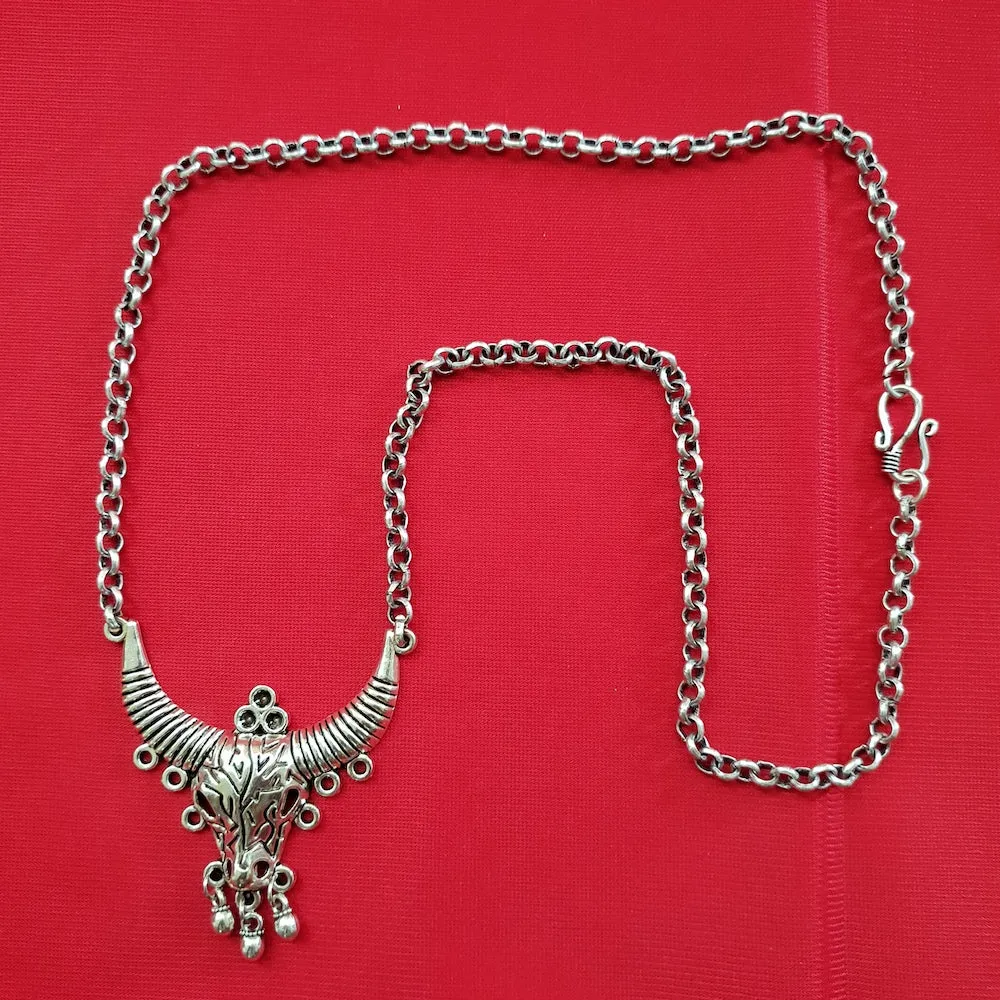 Imeora Bull Pendant With 23 inch Chain