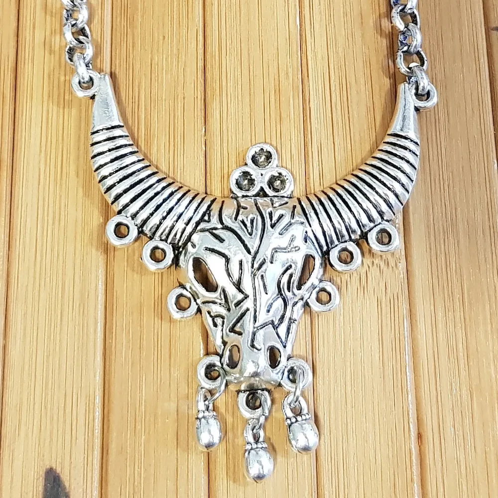 Imeora Bull Pendant With 23 inch Chain