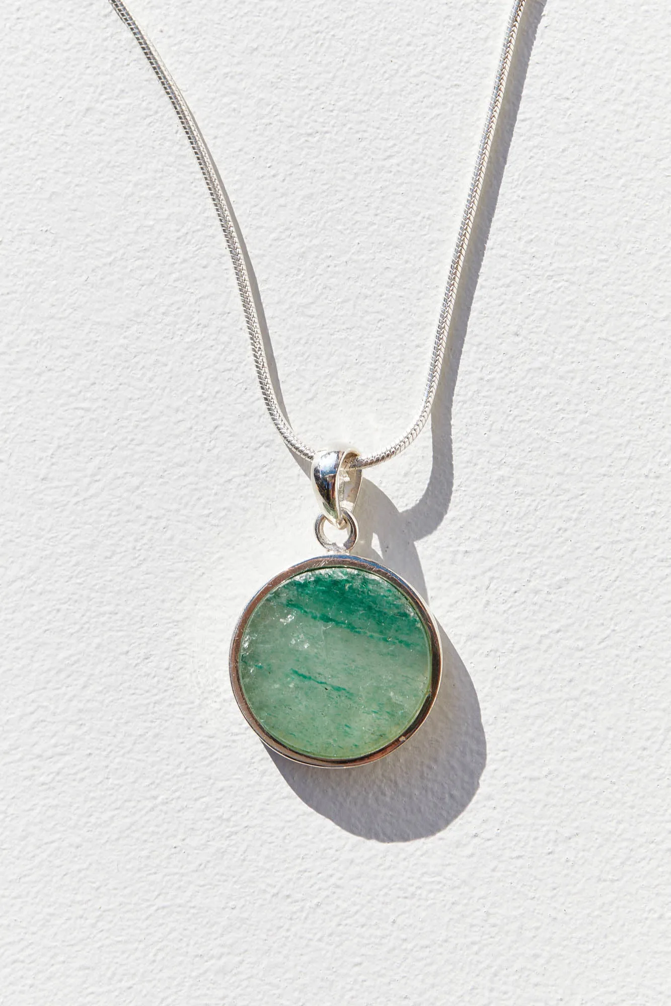 Indian Jade Pendant Necklace