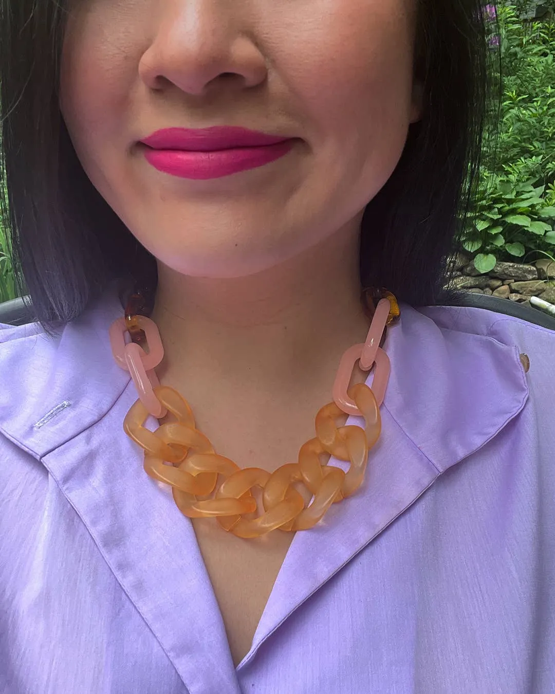 Infinite Colors Cami Necklace - Tortoise Shell Marigold