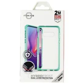 ITSKINS Hybrid Frost for Samsung Galaxy S10e - Tiffany Green/Clear