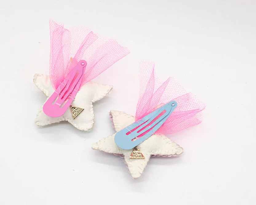 Kids Shooting Star Hair Pins- Set of 2