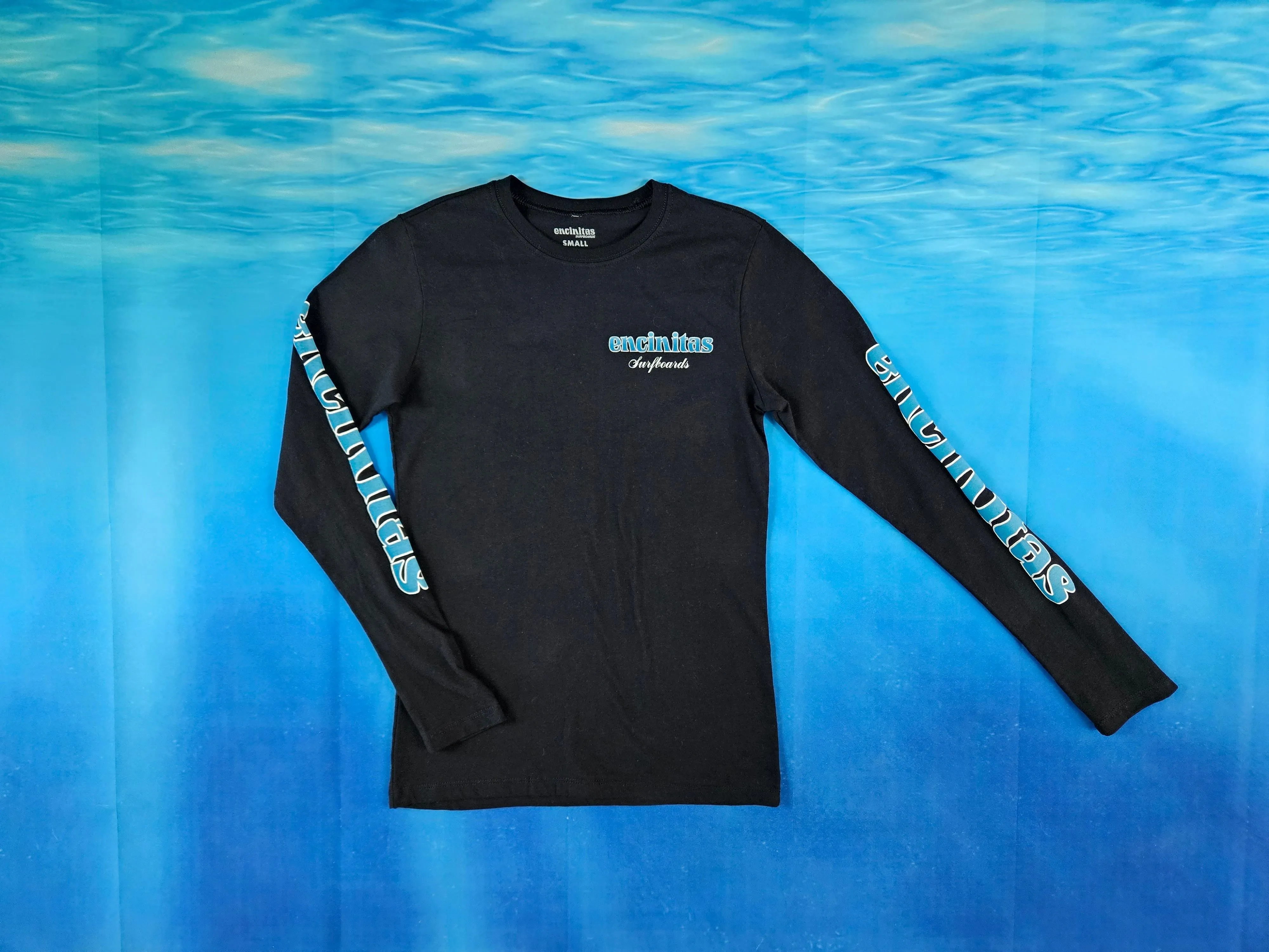Ladies Blue Fade Long Sleeve Tee