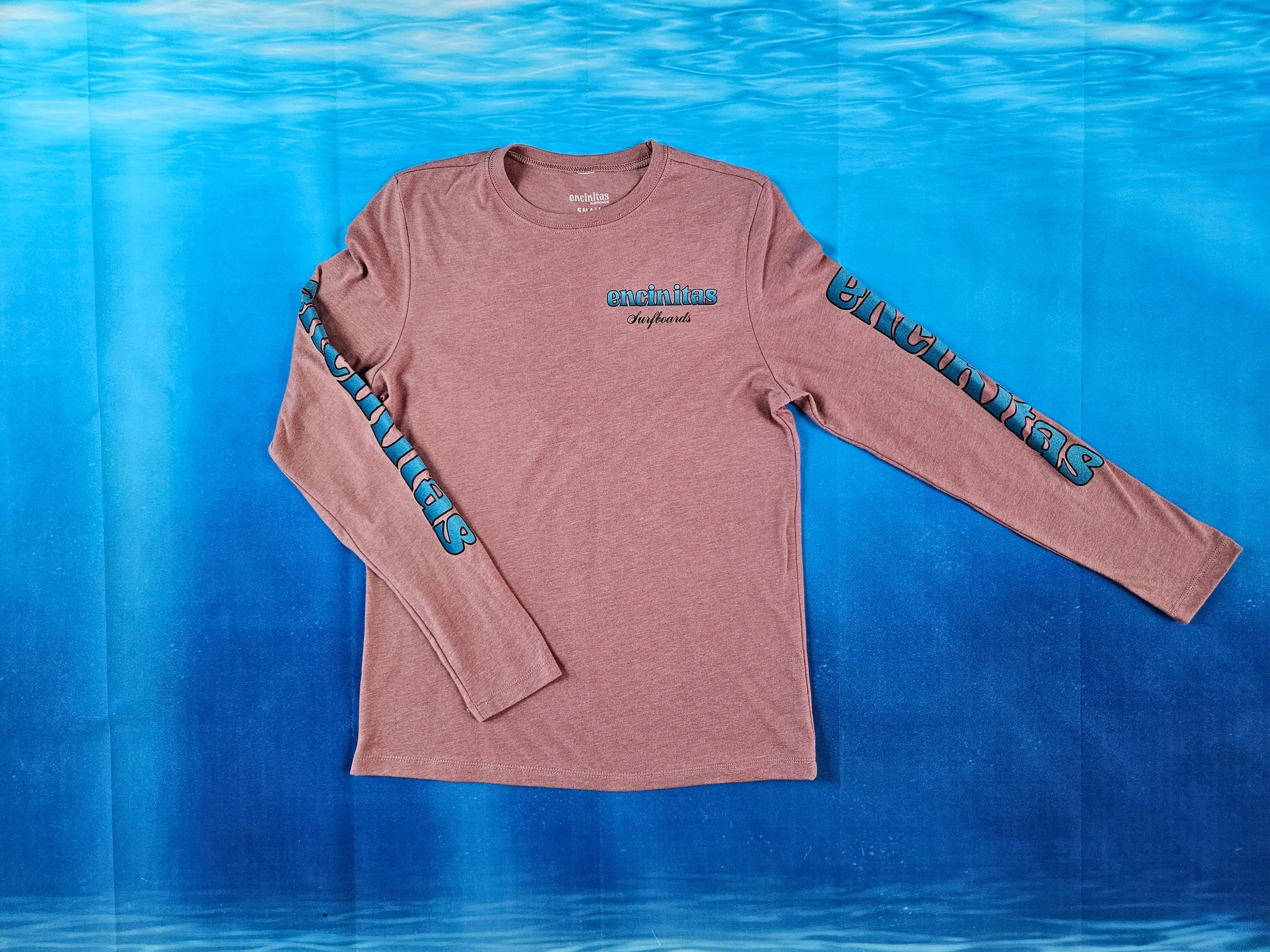 Ladies Blue Fade Long Sleeve Tee