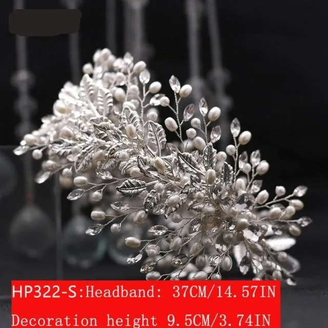 Luxury Rhinestone Bridal Headband Comb