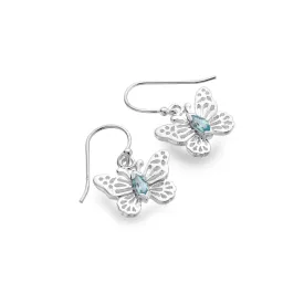 Mariposa topaz earrings