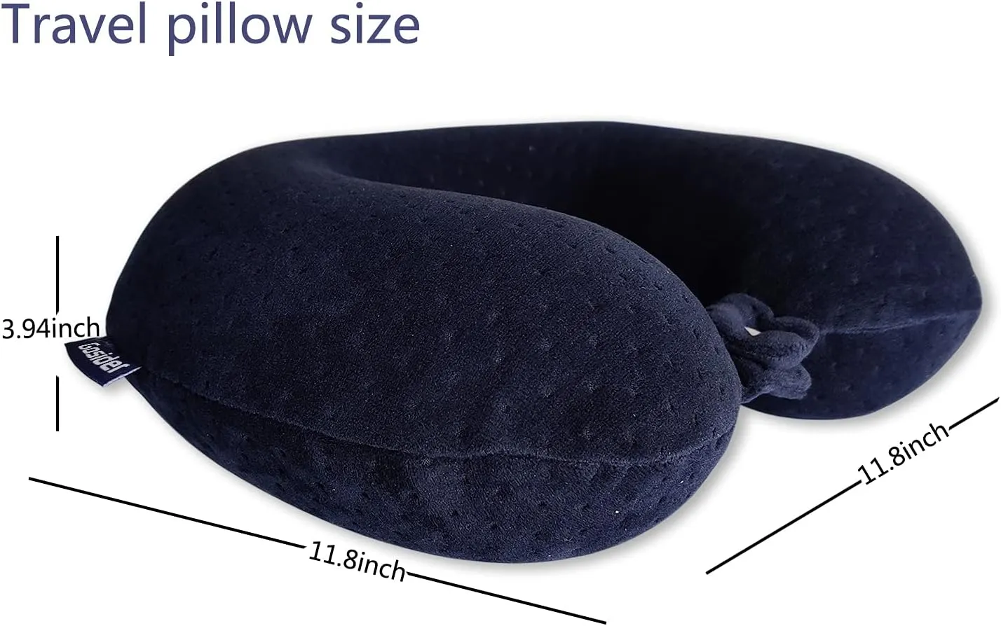 Memory Foam Travel Pillow, Comfortable Travel Neck Pillow U Shape, Support Neck and Head to Relieve Fatigue, Portable Neck Pillow Suitable for Planes, Trains, Self-Driving Cars