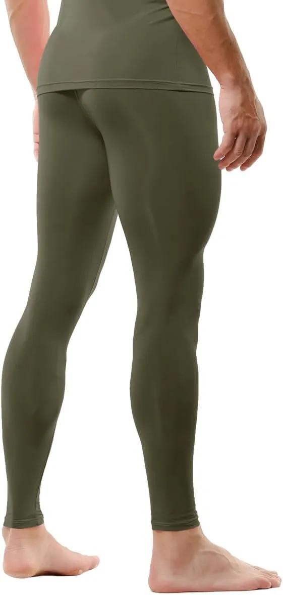 Mens Thermal Underwear Bottoms Activewear Leggings Long Johns Underpants Activewear Yoga Pants