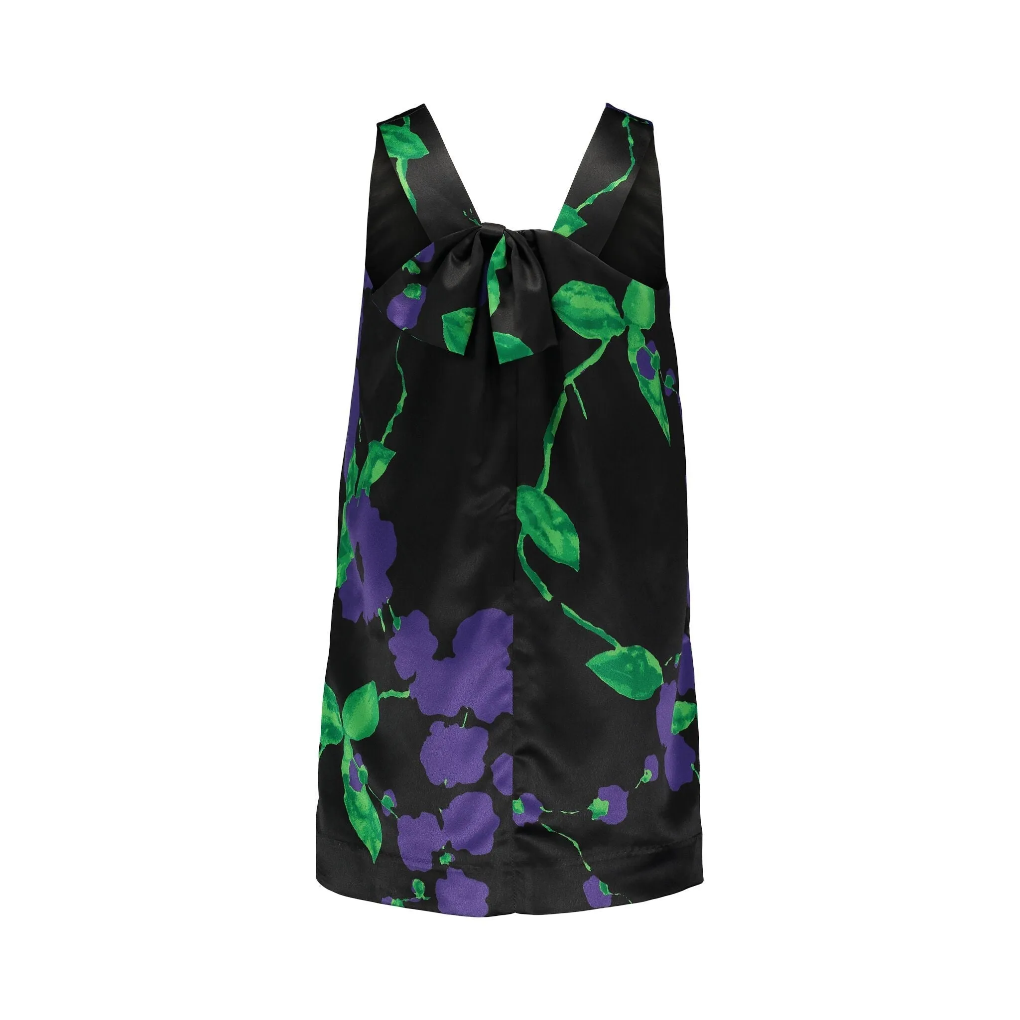 Milly Minis Little Girls Painted Floral Bow Back Shift Dress