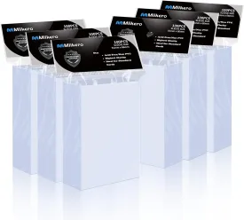 Mlikero 600 Count Card Sleeves, Clear Soft Trading Card Sleeves, Polypropylene (PP), Fit for MTG, TCG, Baseball, Football, Game Cards