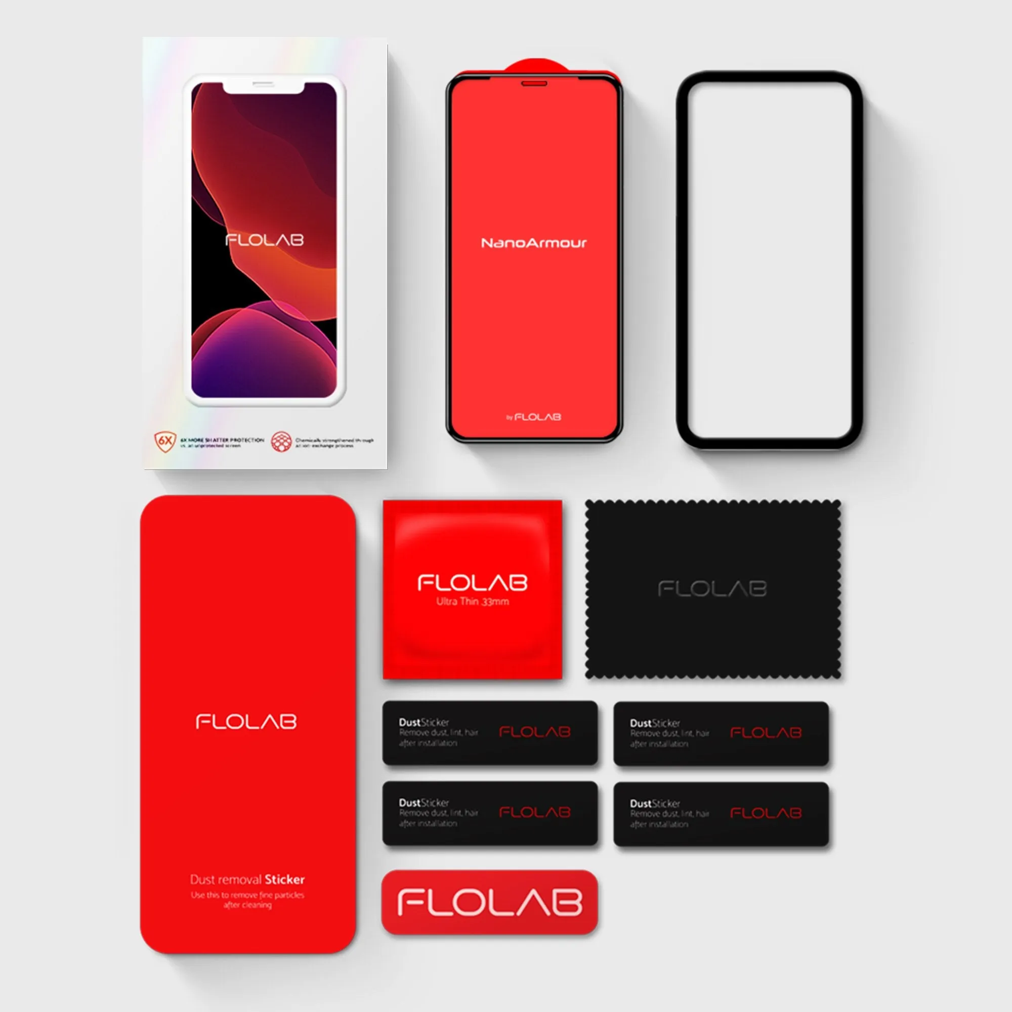 NanoArmour iPhone XS Max Anti-Glare Screen Protector Matte