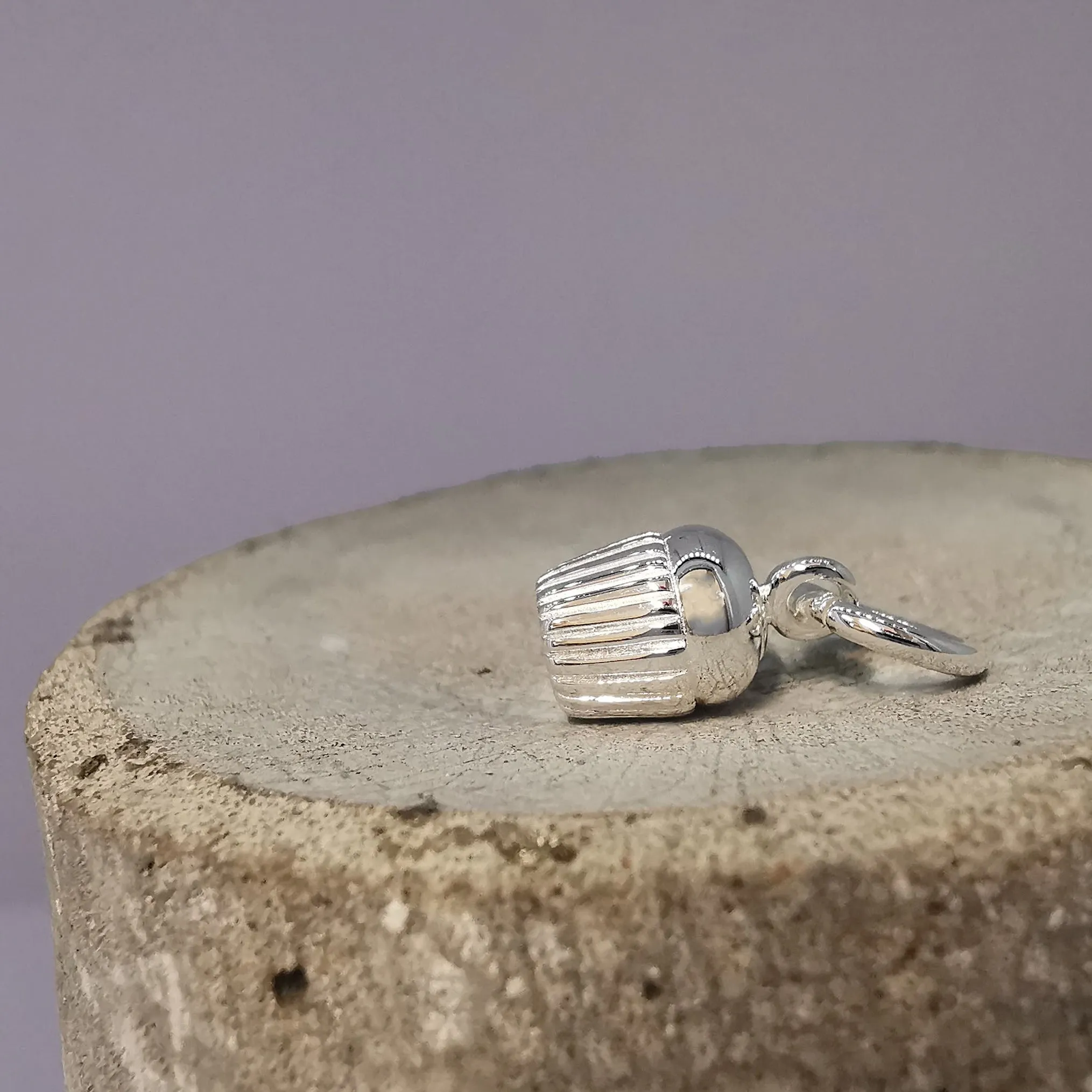Original 'Cupcake' Silver Charm