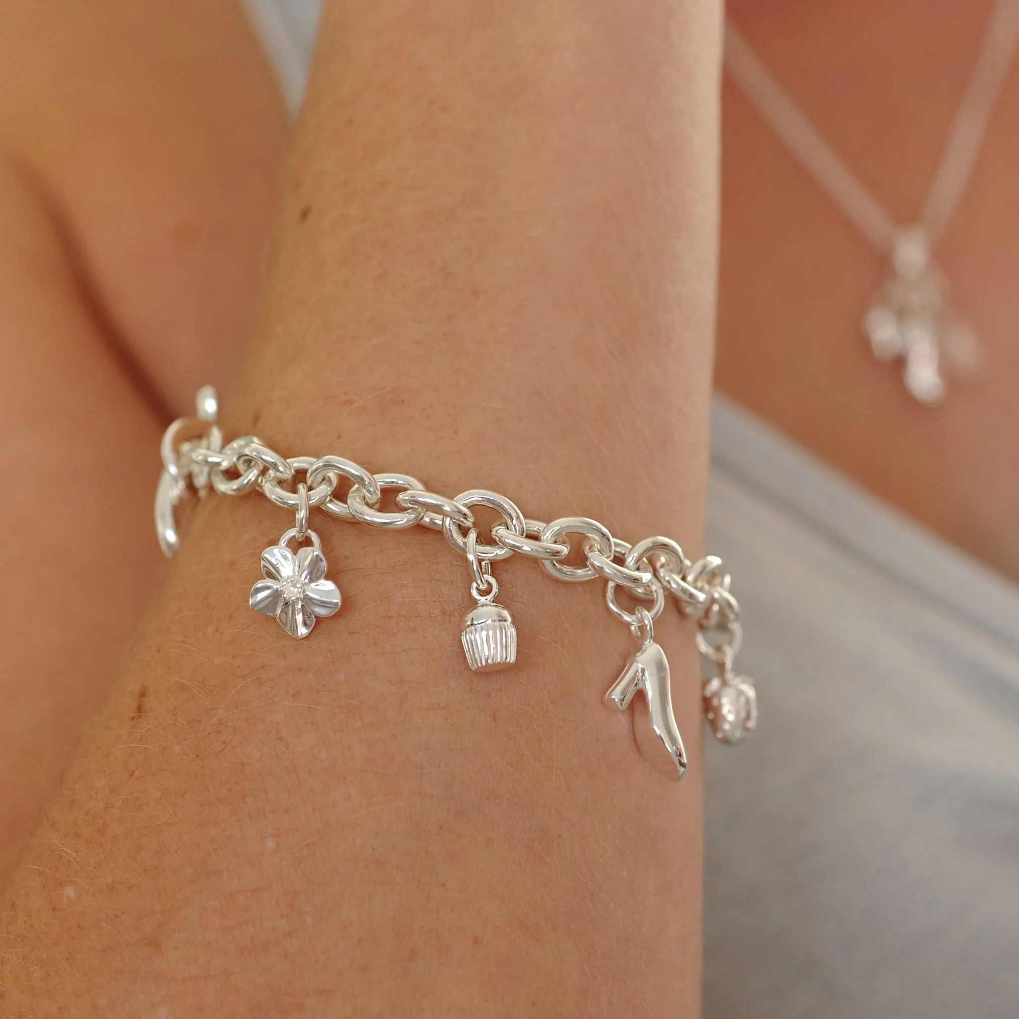 Original 'Cupcake' Silver Charm