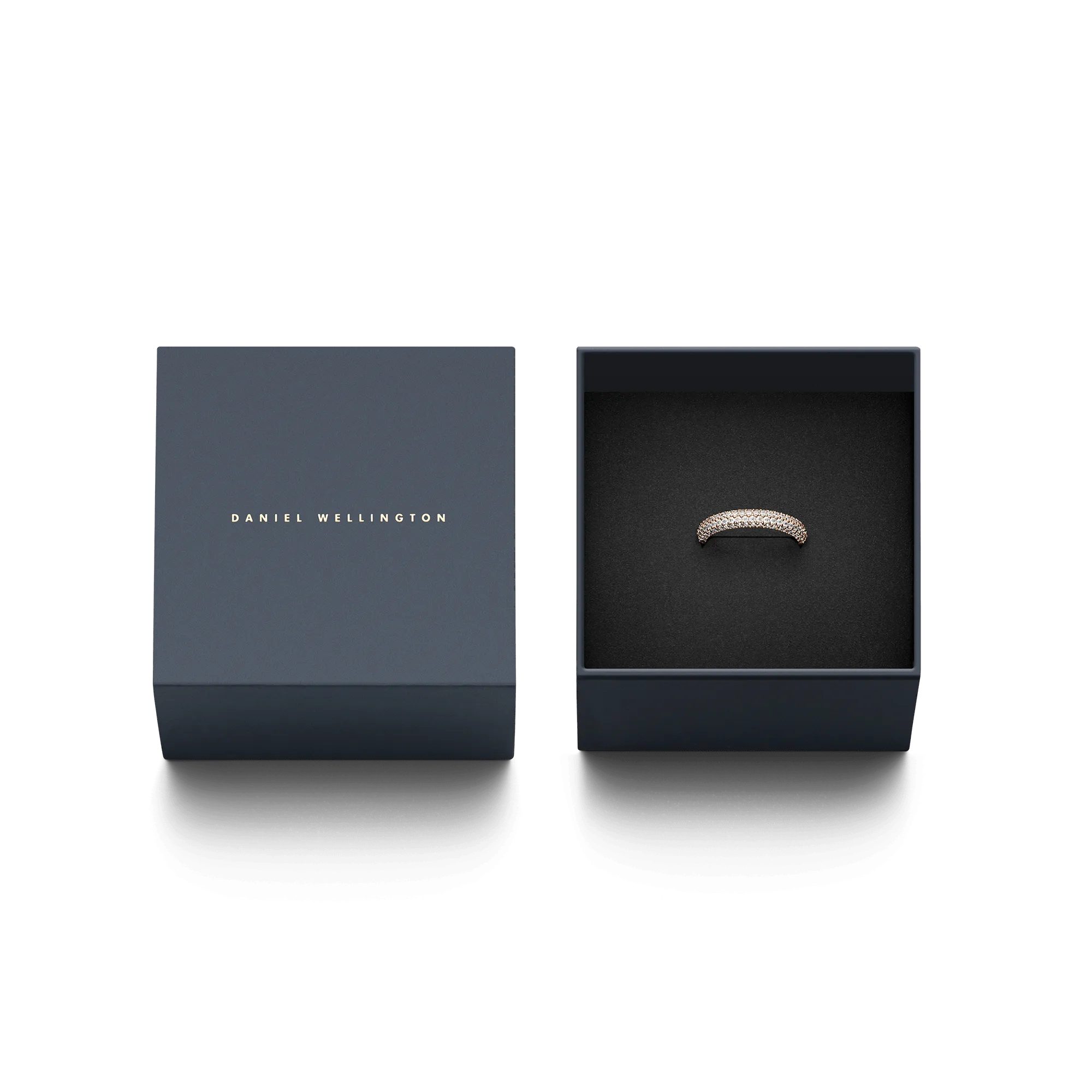 Pavé Crystal Ring Rose Gold