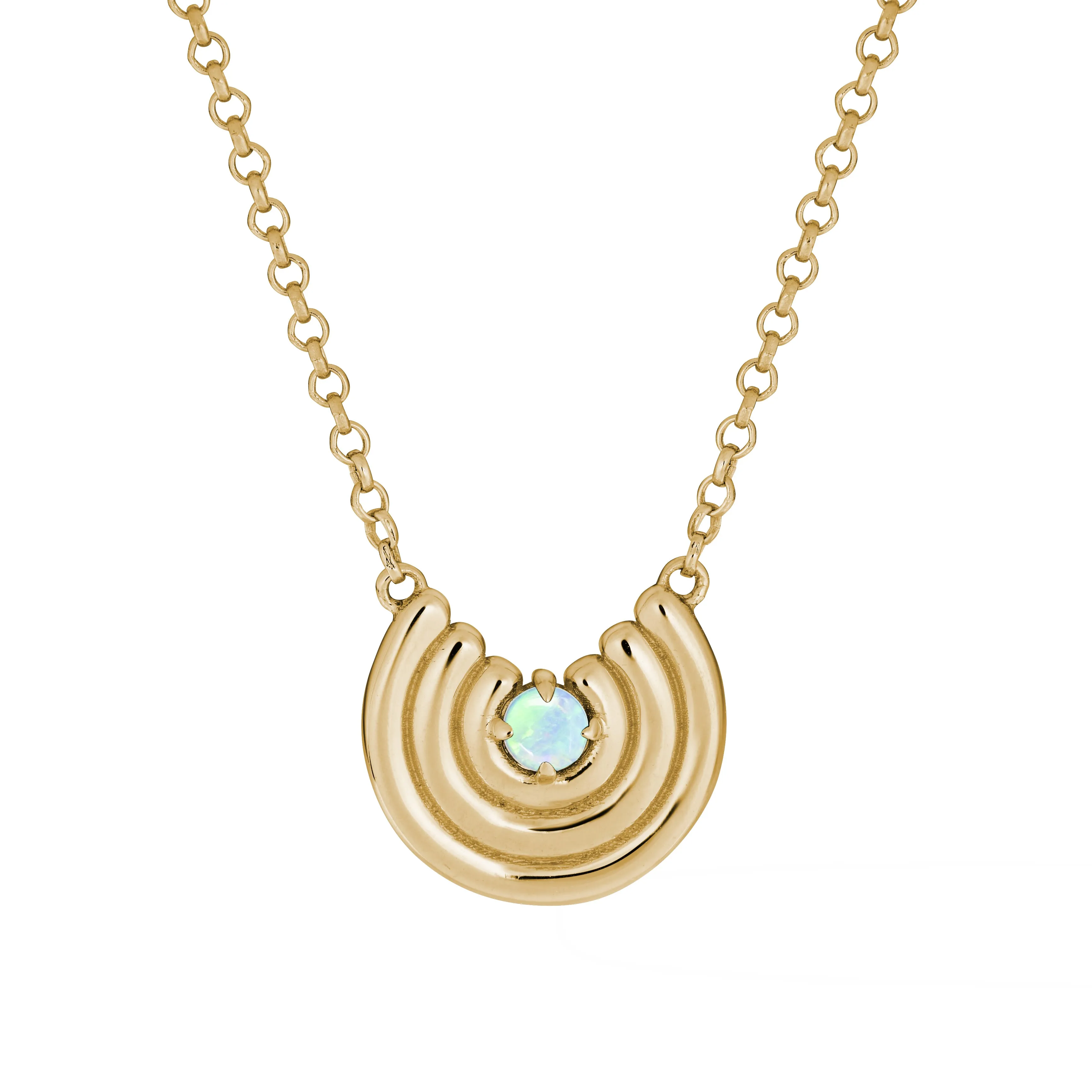 Petite Revival Necklace - Opal