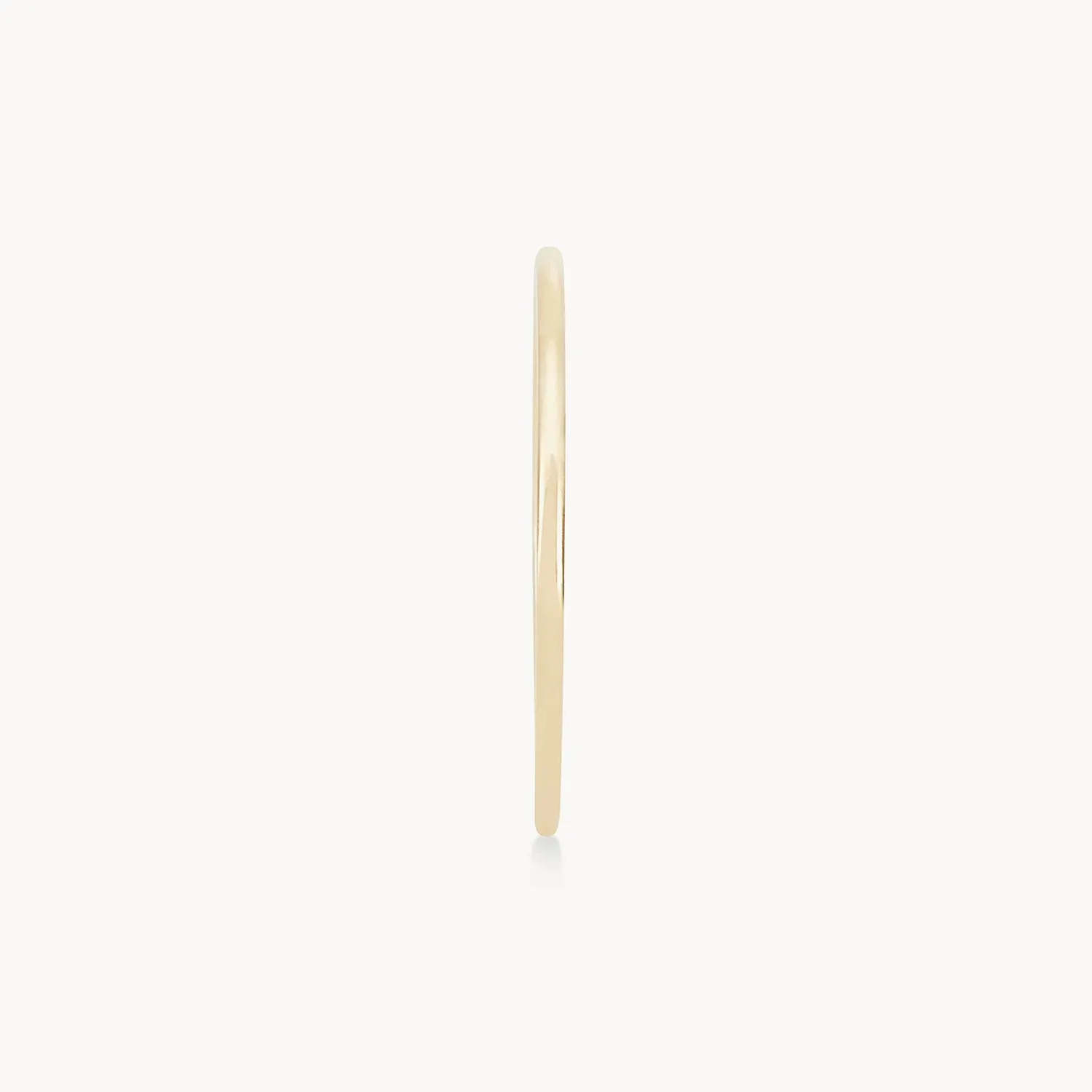 plain jane stacking ring - 10k yellow gold