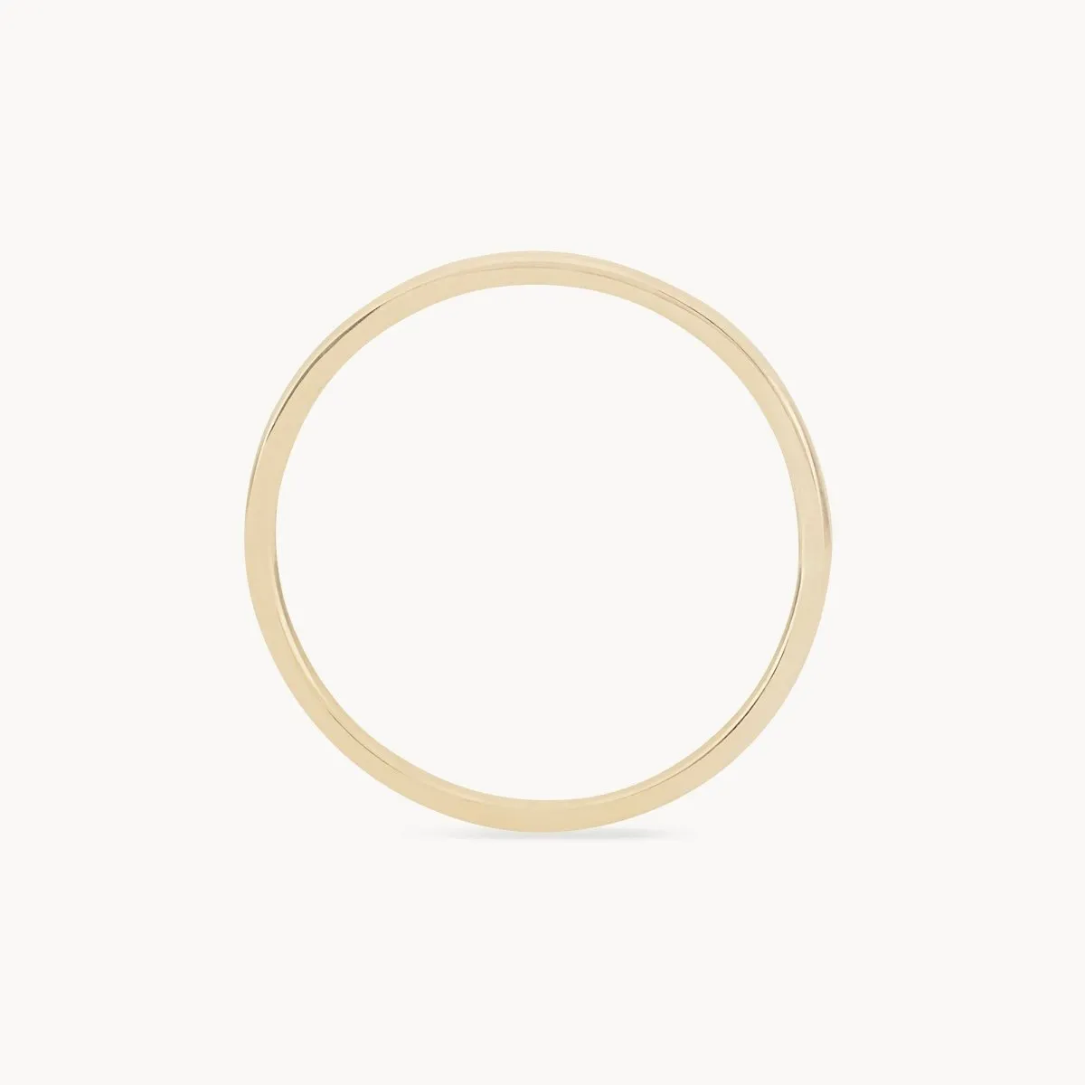 plain jane stacking ring - 10k yellow gold