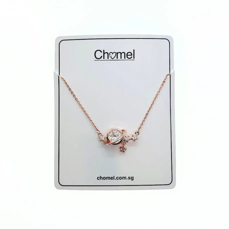 Planet Cubic Zirconia Necklace