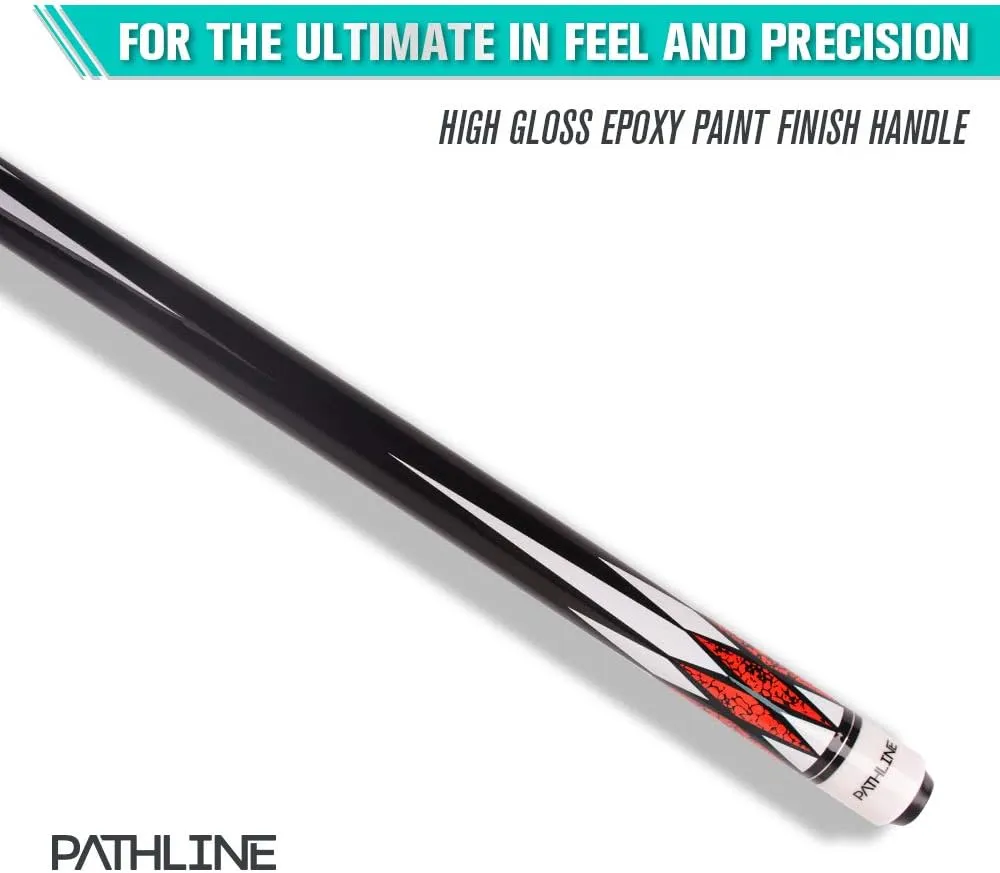 Pool Cue Stick - 58 inch Canadian Maple Billiard Pool Stick