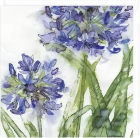 "Agapanthus" Greeting Card
