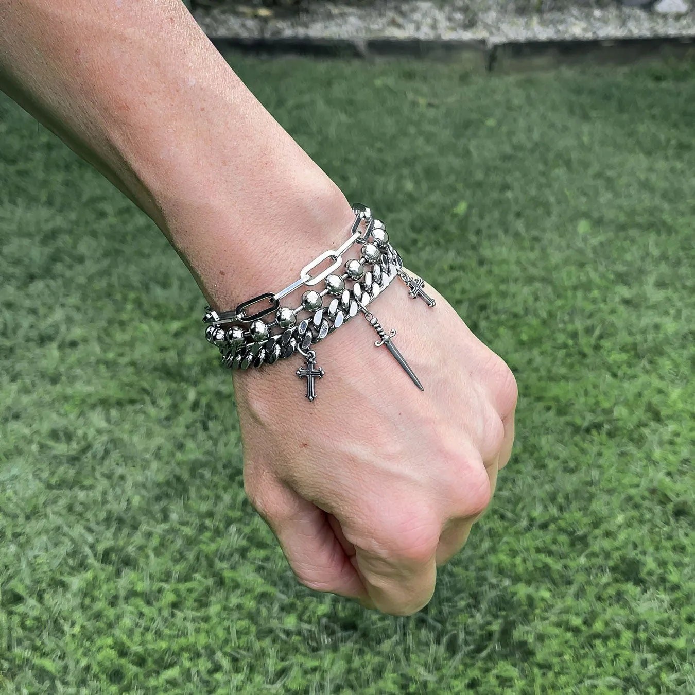Stylish Crusader 9mm Cuban Link Bracelet for Men - Premium Quality Stainless Steel