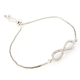 "For Infinity" Bracelet (Silver Tone)