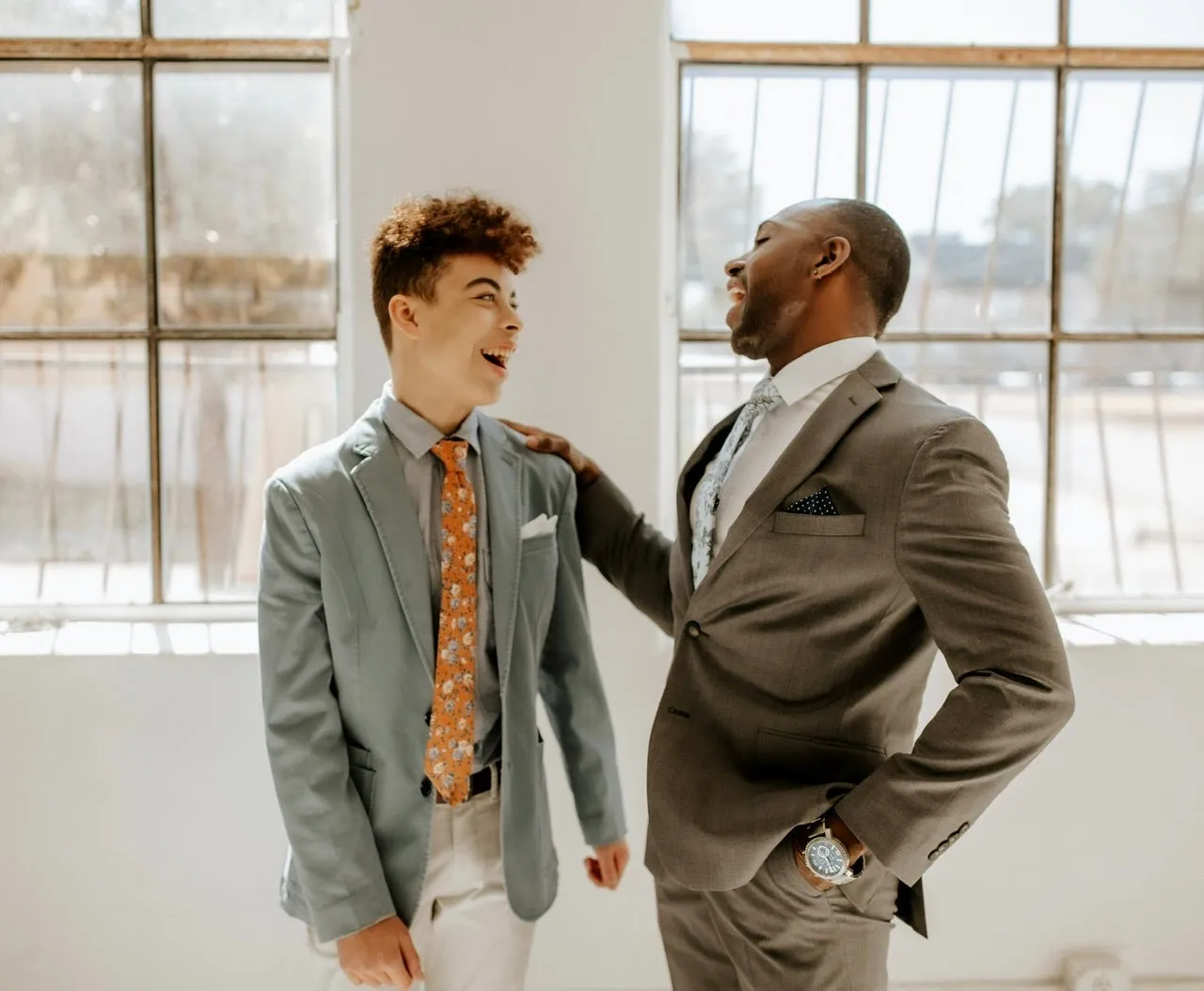 Reuben Cotton Floral Neck Tie